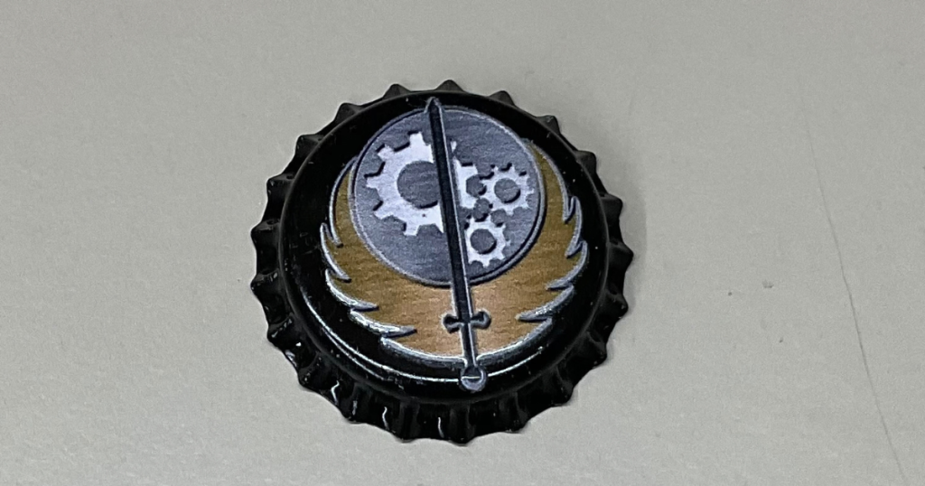 Brotherhood of Steel Bottle Cap