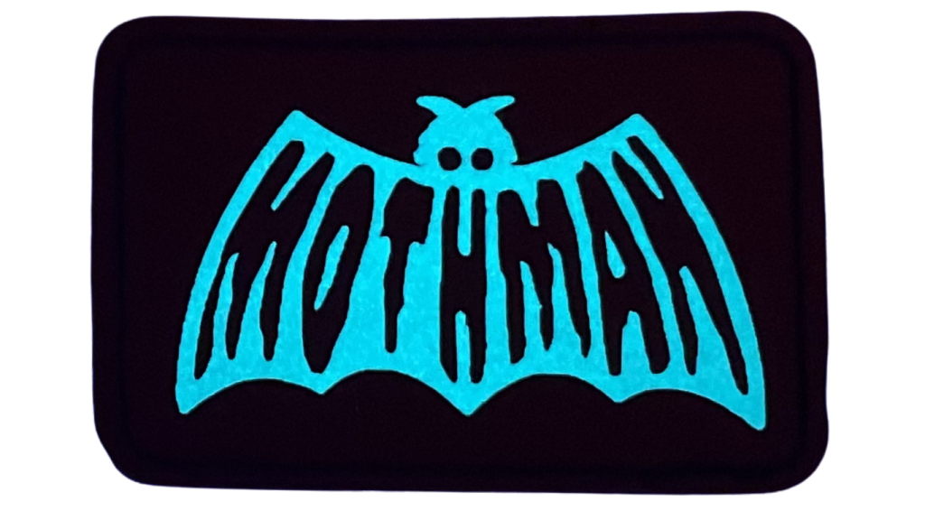 Glow in the Dark Mothman Patch