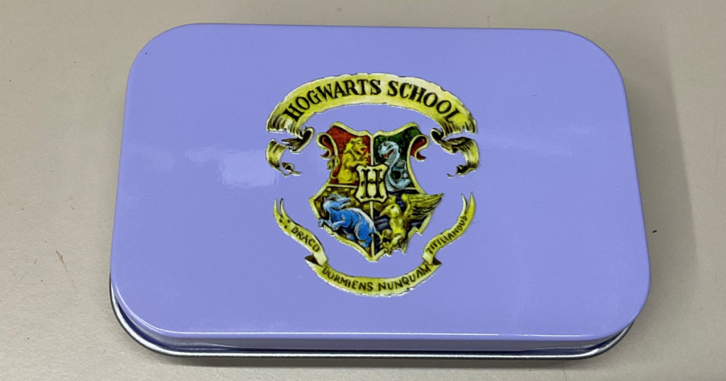 Hogwarts School Empty Tin Box