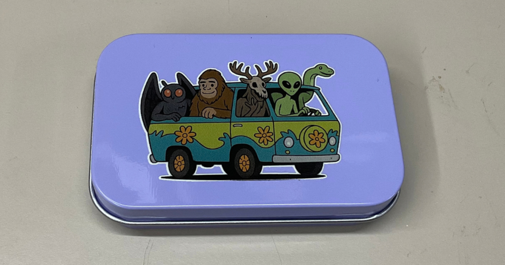 Cryptid Mystery Van Empty Tin Box