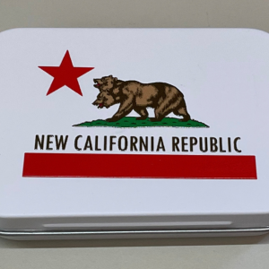 New California Republic Empty Tin Box