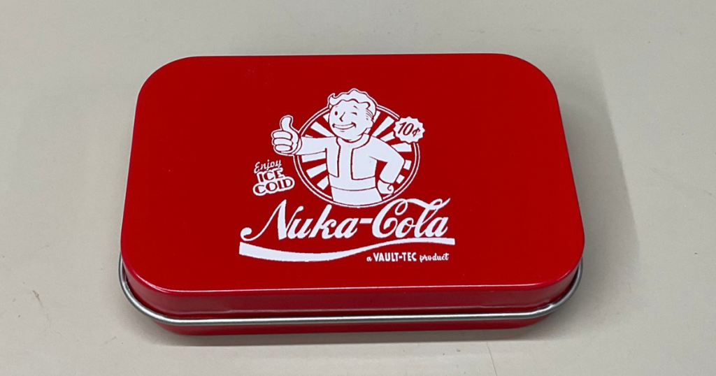 Vault Boy Nuka Cola Empty Tin Box