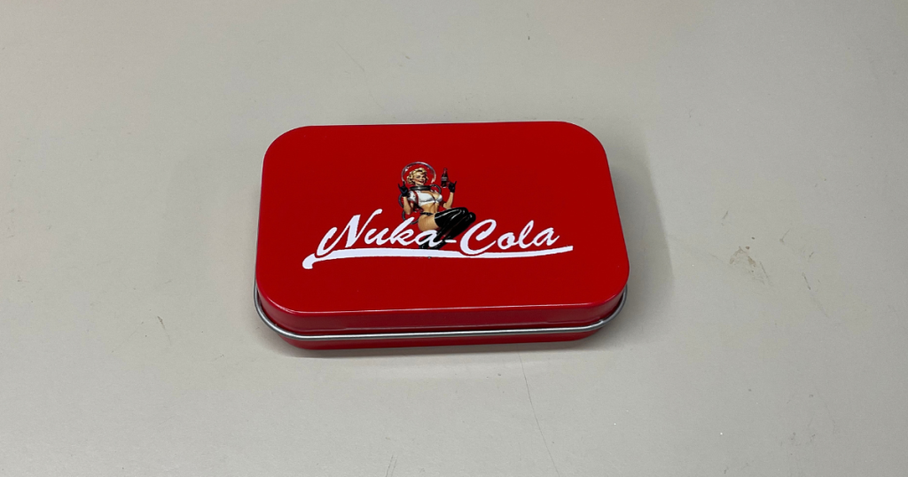 Nuka Cola Girl Empty Tin Box
